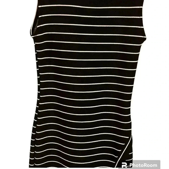 FREE💕 with purchase Woman’s sleeveless dress Seduction, black/white stripe, - Picture 7 of 16